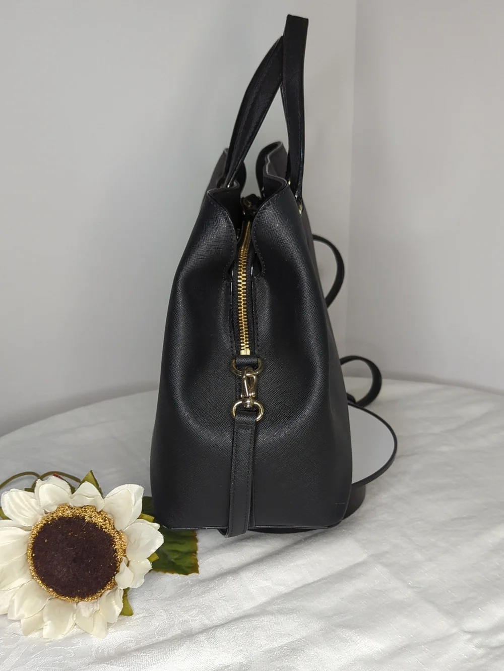 Kate Spade Black Saffiano Leather Satchel